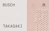 Busch & Takasaki architects brand identity featuring blush pink brick texture