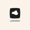 Logo design leonardo glass