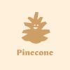 Illustration of the Pinecone Childcare logo design by Transatlantika.