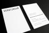 Schaltraum architects brand identity business cards
